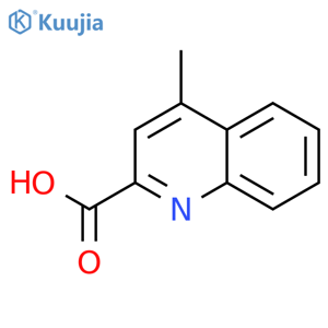 4-Methylquinoline-2-carboxylic acid structure