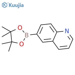 6-(4,4,5,5-Tetramethyl-1,3,2-dioxaborolan-2-yl)quinoline structure