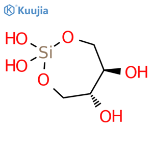 1,3-Dioxa-2-silacycloheptane-2,2,5,6-tetrol, (5R,6R)-rel- structure