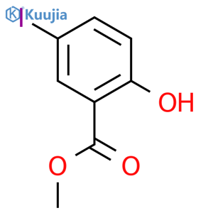 Methyl 5-iodosalicylate structure