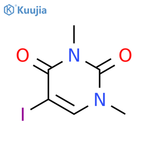 5-Iodo-1,3-dimethylpyrimidine-2,4(1H,3H)-dione structure