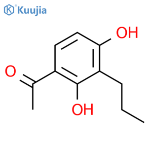 1-(2,4-Dihydroxy-3-propylphenyl)ethanone structure