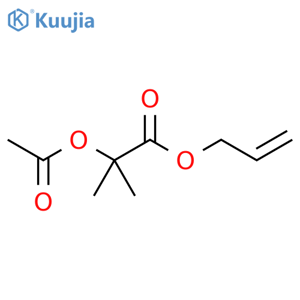 Propanoic acid, 2-(acetyloxy)-2-methyl-, 2-propen-1-yl ester structure