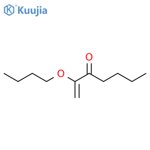 1-Hepten-3-one, 2-butoxy- structure