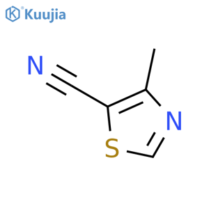 4-methyl-1,3-thiazole-5-carbonitrile structure