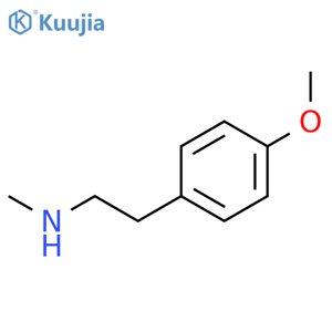 2-(4-methoxyphenyl)ethyl(methyl)amine structure