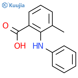 3-Methyl-2-(phenylamino)benzoic acid structure