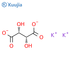 Butanedioic acid,2,3-dihydroxy- (2R,3R)-, potassium salt (1:?) structure