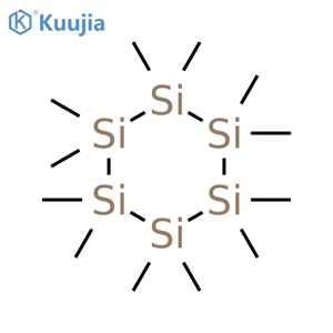 Dodecamethylcyclohexasilane structure