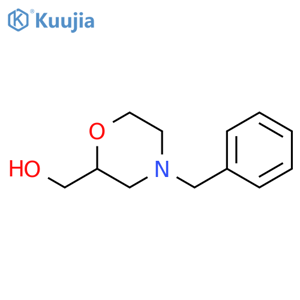 (4-Benzylmorpholin-2-yl)methanol structure