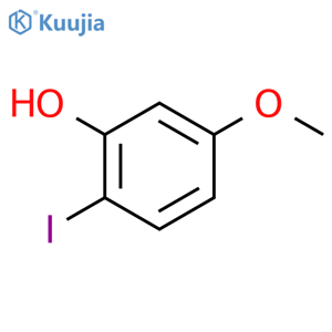 2-Iodo-5-methoxyphenol structure