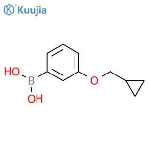 3-(Cyclopropylmethoxy)phenylboronic acid structure