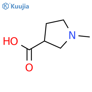 1-Methylpyrrolidine-3-carboxylic acid structure