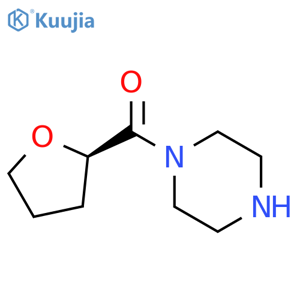 1-Piperazinyl(2R)-tetrahydro-2-furanylmethanone structure