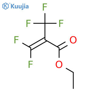 2-Propenoic acid, 3,3-difluoro-2-(trifluoromethyl)-, ethyl ester structure