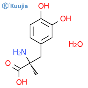 Methyldopa hydrate structure