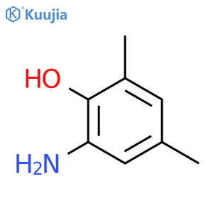 2-Amino-4,6-dimethylphenol structure