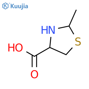 2-Methylthiazolidine-4-carboxylic Acid structure