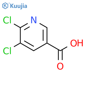 5,6-Dichloronicotinic acid structure