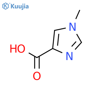 1-Methyl-1H-imidazole-4-carboxylic acid structure