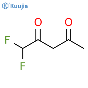 1,1-Difluoro-2,4-pentanedione structure