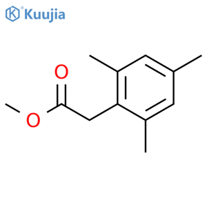 Benzeneacetic acid, 2,4,6-triMethyl-, Methyl ester structure