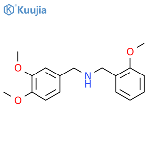 N-(3,4-Dimethoxybenzyl)-1-(2-methoxyphenyl)methanamine structure
