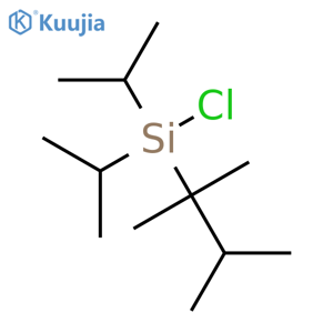 Silane, chlorobis(1-methylethyl)(1,1,2-trimethylpropyl)- structure