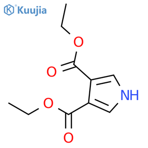 Diethyl 1H-Pyrrole-3,4-dicarboxylate structure