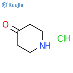 Piperidin-4-one hydrochloride structure