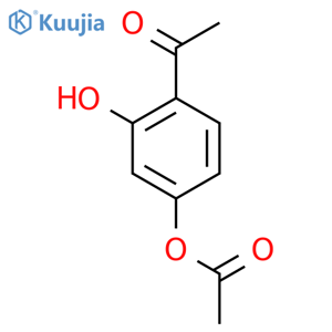 Ethanone, 1-[4-(acetyloxy)-2-hydroxyphenyl]- structure