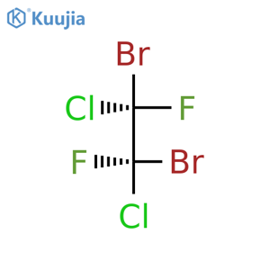 Ethane, 1,2-dibromo-1,2-dichloro-1,2-difluoro-, (R*,S*)- structure