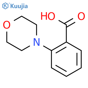 2-(morpholin-4-yl)benzoic acid structure