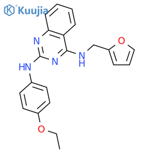 2,4-Quinazolinediamine, N2-(4-ethoxyphenyl)-N4-(2-furanylmethyl)- structure