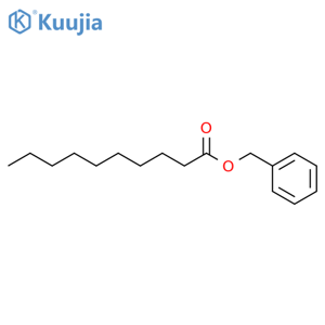 Decanoic acid,phenylmethyl ester structure