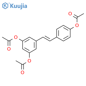 Triacetylresveratrol structure