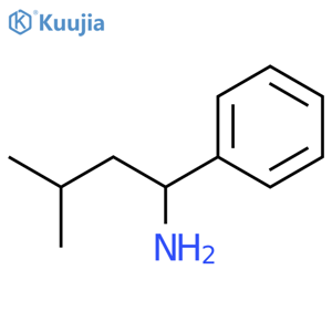 3-Methyl-1-phenylbutan-1-amine structure