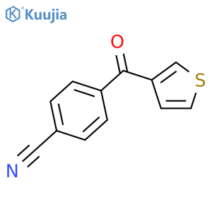 3-(4-Cyanobenzoyl)thiophene structure