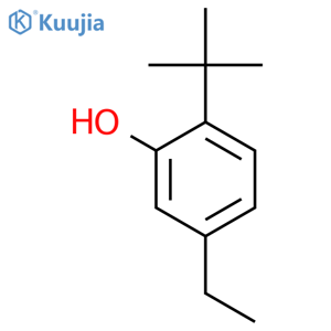 2-tert-butyl-5-ethylphenol structure