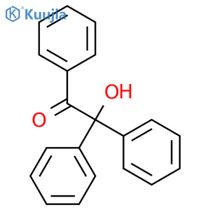 Ethanone,2-hydroxy-1,2,2-triphenyl- structure