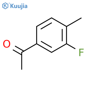 3'-Fluoro-4'-methylacetophenone structure