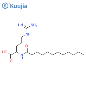 L-Arginine,N2-(1-oxododecyl)- structure