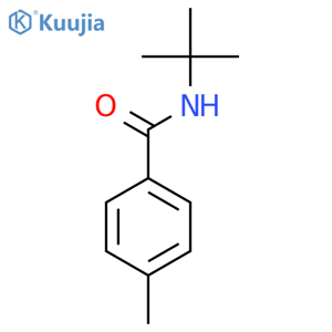 N-(tert-Butyl)-4-methylbenzamide structure