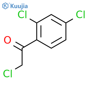 2-chloro-1-(2,4-dichlorophenyl)ethan-1-one structure