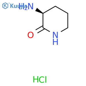 (3S)-3-aminopiperidin-2-one;hydrochloride structure