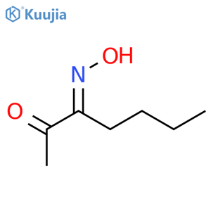 2,3-Heptanedione,3-oxime structure