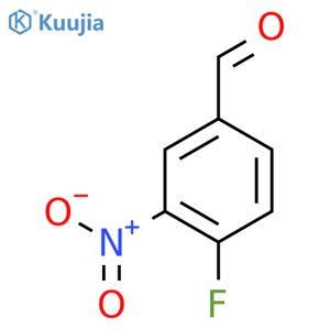 4-Fluoro-3-nitrobenzaldehyde structure