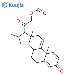 (16a)-21-(Acetyloxy)-16-methyl-pregna-1,4,9(11)-triene-3,20-dione structure