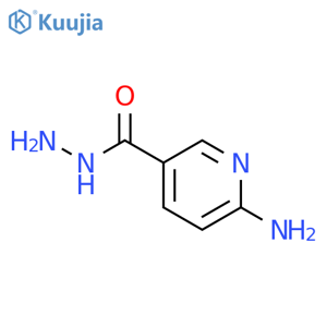 3-Pyridinecarboxylicacid, 6-amino-, hydrazide structure