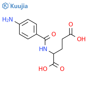 (4-Aminobenzoyl)-L-glutamic acid structure
